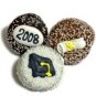 1 Dozen Graduation Theme Chocolate Dipped Oreos, Individually wrapped.