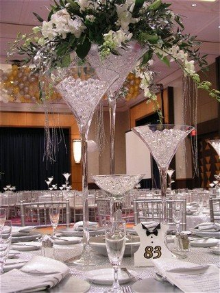 The Monster XL Martini Glass Centerpiece