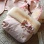 Custom Faux Fur Trimmed Taffeta Toddler's Purse