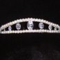 Elmcourt Tiara  by Winters and Rain of Freshwater Pearl & Swarovski Crystal