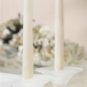 Pearl Garden Unity Candle with Free Tapers & Candle Sticks-a !wonderful candle stablizier