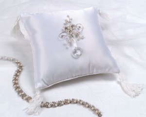 Pearl Garden  Ring Bearer Pillow