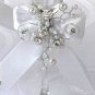 Pair of Pearl Garden Satin Tie Ons to add to your glasses, server set, anything you like!