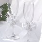 Pair of Pearl Garden Satin Tie Ons to add to your glasses, server set, anything you like!