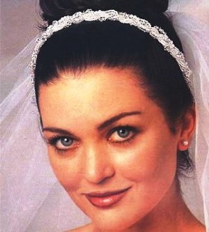 Bree's Braided Full Circle Tiara Band or Stefana Band for Orthodox Weddingsl