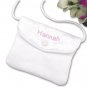 Irridescent Petals Flower Girl 3 Piece Jewelry Set in personalized bag.