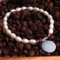 Simplicity Freshwater Pearl & Silver Personalized Bracelet