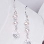 Swarovski Crystal & Freshwater Pearl Double Drop Jewelry Set