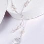 Swarovski Crystal & Freshwater Pearl Double Drop Jewelry Set