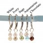 Cathy's Concepts Illusion Crystal & Pearl Necklace & Earring Set