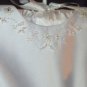 Sarah Louise White Embroidered Organza & Satin Christening Gown & Bonnet #127