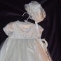 Sarah Louise Dupioni Silk & English Net & Chantilly LaceChristening Set #278