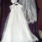Sarah Louise White Embroidered & Beaded Christening Gown,Cape & Bonnet #120 in White