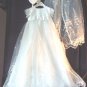Sarah Louise White Embroidered & Beaded Christening Gown,Cape & Bonnet #120 in White