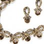 Elegant Tie Studded Cubic Zirconia Set by Mariel Designs