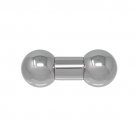 16mm gauge Barbell | Internally Threaded 316L Stainless Steel Body Jewellery