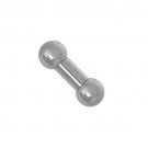 10mm gauge (00g) Barbell | Internally Threaded 316L Stainless Steel Body Jewellery