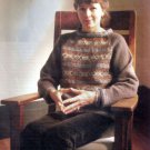 HOW TO Knitting Pattern Fair Isle Pullover Sweater 84