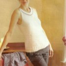 KNITTING PATTERN ONLY Tank Sweater Set Cardigan 142