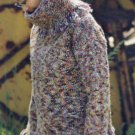KNITTING PATTERN ONLY Knit Felted Pullover Sweater 136