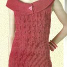 HOW TO Knitting Pattern Knit Sweater Cord Ribbon Aran 4