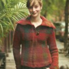 KNITTING PATTERN Knit Pullover Sweater Coat Jacket 122