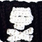 CROCHET PATTERN PIRATE WRISTBAND Band Skull Crossbones Costume Accessory 625