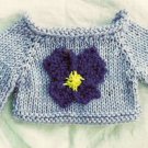 HOW TO Knitting Pattern Sweater 18"  Doll Clothes K111