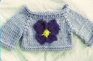 HOW TO Knitting Pattern Sweater 18"  Doll Clothes K111