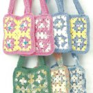 How To CROCHET PATTERN BOHO Hippie Purse Bag Tote Hippy Book Bags 122 Carryall