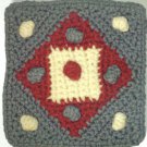 3 CROCHET PATTERN ONLY Hot Pad Trivet Mitt Square 6422