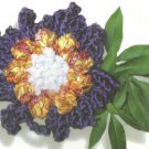 CROCHET PATTERN ONLY Flower Acessory Hat Purse 6130 DIY