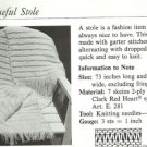 HOW TO Knitting Pattern Knit Stole Wrap Scarf 193 GIFT