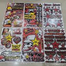 Stickers 6 pcs Vintage Motorcycle Sticker in the Car Vinyl Emblem Decals Racing#2 Stickers 6 pcs Vintage Motorcycle Sticker in the Car Vinyl Emblem Decals Racing#2
