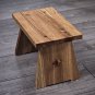 Handmade Japanese Solid Oak Stool | Small Wooden Seat | Kids Bench | Minimalist Decor