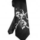 Arthur Lee Love  tie black satin silk necktie