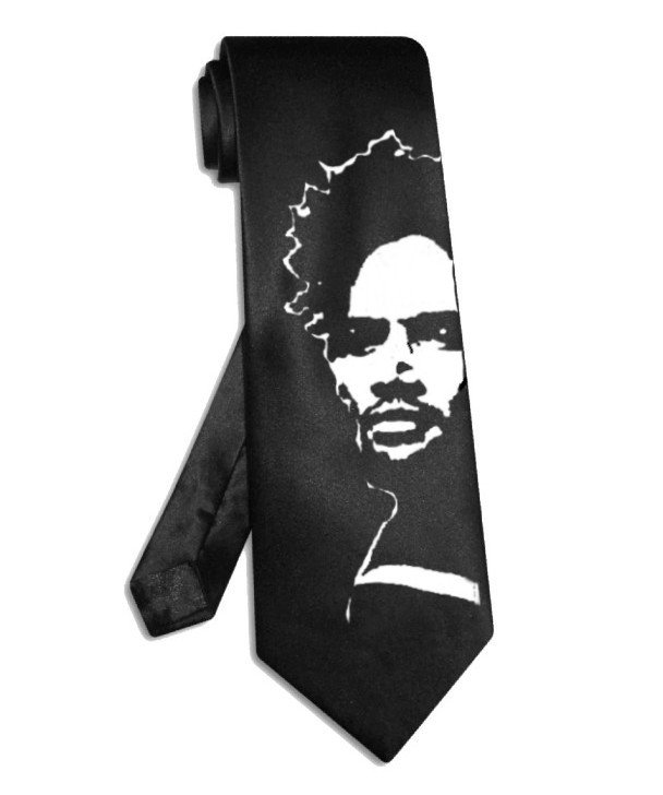 Ben Harper necktie black satin silk tie