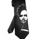 Ben Harper necktie black satin silk tie