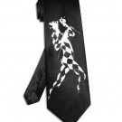 Freddie Mercury Queen tie black satin silk necktie