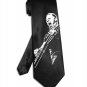 James Hetfield Metallica tie black satin silk necktie