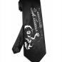 Jimmy Page Led Zeppelin tie black satin silk necktie
