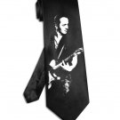 Joe Strummer The Clash tie black satin silk necktie