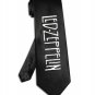 Led Zeppelin band logo tie black satin silk necktie