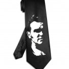Morrissey The Smiths tie black satin silk necktie