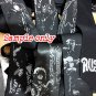 Nick Cave tie black satin silk necktie