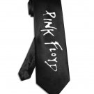Pink Floyd tie black satin silk necktie