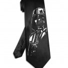 Darth Vader tie black satin silk Star Wars necktie
