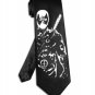 Deadpool tie black satin silk avenger superhero necktie