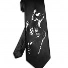 Spiderman tie black satin silk avenger superhero Spider-Man necktie