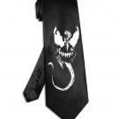 Spider-man Venom tie black satin silk avenger superhero Spiderman necktie